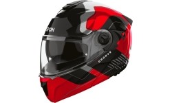 Flip-Up Motorcycle Helmet AIROH SPECKTRE Groove P/J Glossy Red