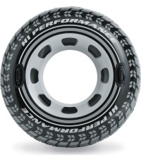 Koło do pływania opona z uchwytami materac wodny 56268 INTEX