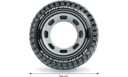 Koło do pływania opona z uchwytami materac wodny 56268 INTEX