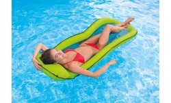 Materac plażowy z siateczką do pływania chłodzący zielony 58836 INTEX