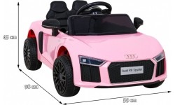 Pojazd elektryczny Audi R8, różowy
