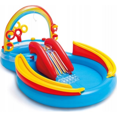Wodny plac zabaw Intex - basen, z materacem, 57453