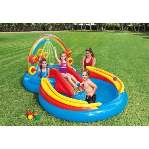 Wodny plac zabaw Intex - basen, z materacem, 57453