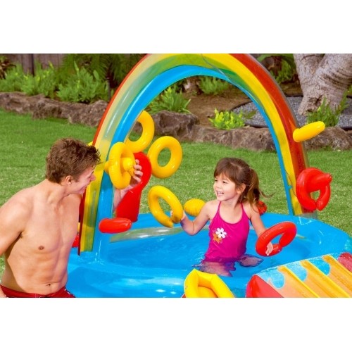 Wodny plac zabaw Intex - basen, z materacem, 57453