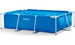 Basen stelażowy ogrodowy prostokątny 220 x 150cm 28270 INTEX
