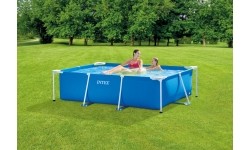 Basen stelażowy ogrodowy prostokątny 220 x 150cm 28270 INTEX