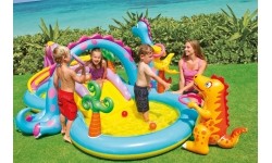 Wodny plac zabaw Intex - basen, ze zjeżdżalnią