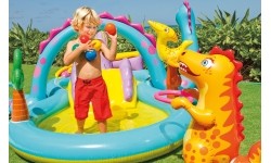 Wodny plac zabaw Intex - basen, ze zjeżdżalnią