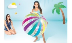 Dmuchana piłka plażowa duża Jumbo 107cm INTEX 59065