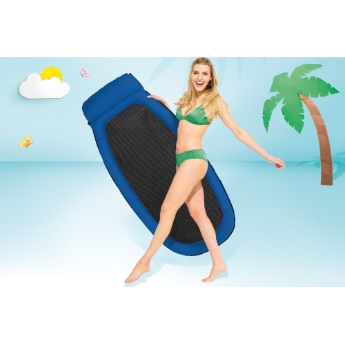 Materac plażowy z siateczką do pływania chłodzący niebieski 58836 INTEX