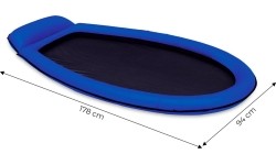 Materac plażowy z siateczką do pływania chłodzący niebieski 58836 INTEX