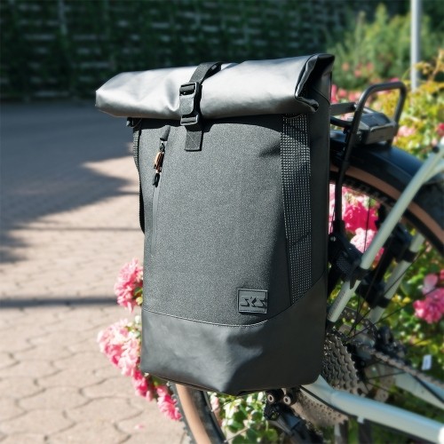 Sakwa boczna na bagażnik SKS Infinity Urban Sidebag 20L, wodoodporna (czarna)