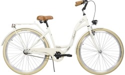 Dviratis AZIMUT City Lux 28" 2023 jasny kremowy