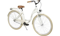 Dviratis AZIMUT City Lux 28" 2023 jasny kremowy