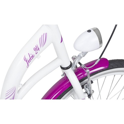 Rower AZIMUT Julie 24" 2025, white-violet