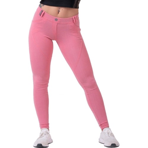 Legginsy damskie Nebbia Dreamy Edition Bubble Butt 537 - Powder Pink