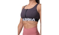 Damski stanik Top Nebbia Spart Zip 578 - Marron