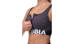 Damski stanik Top Nebbia Spart Zip 578 - Marron