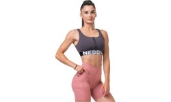 Damski stanik Top Nebbia Spart Zip 578 - Marron