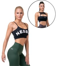 Damski top do biustonosza Nebbia Classic Hero 579 - Black