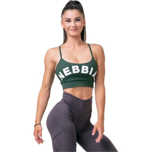 Damski top do biustonosza Nebbia Classic Hero 579 - Dark green
