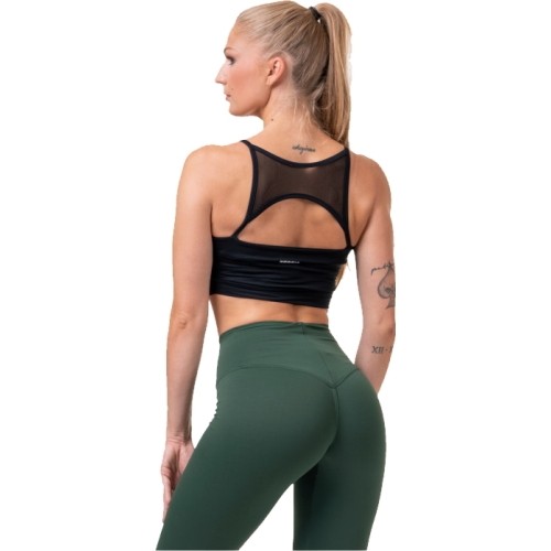 Damski top do biustonosza Nebbia Classic Hero 579 - Dark green