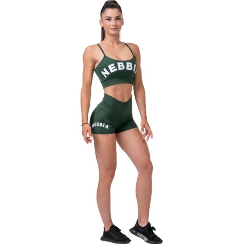 Damski top do biustonosza Nebbia Classic Hero 579 - Dark green