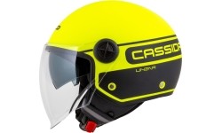 Kask motocyklowy Cassida Handy Plus Linear Pearl Fluo Yellow/Matte Black