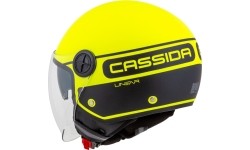 Kask motocyklowy Cassida Handy Plus Linear Pearl Fluo Yellow/Matte Black