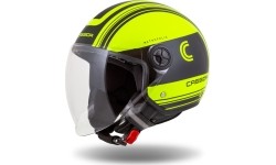 Kask motocyklowy Cassida Handy Metropolis Safety Fluo Yellow/Black/Reflective Gray