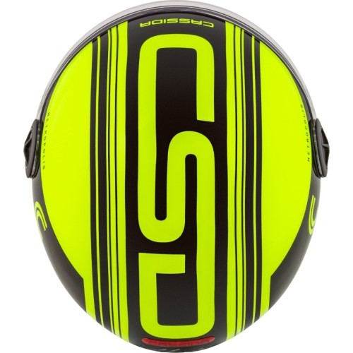 Kask motocyklowy Cassida Handy Metropolis Safety Fluo Yellow/Black/Reflective Gray