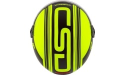 Kask motocyklowy Cassida Handy Metropolis Safety Fluo Yellow/Black/Reflective Gray