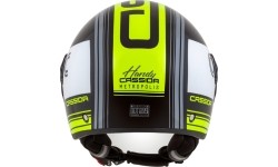 Kask motocyklowy Cassida Handy Metropolis Black/White/Fluo Yellow/Gray