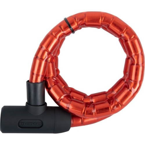 Blokada motocyklowa Oxford Barrier 1,4 m czerwona