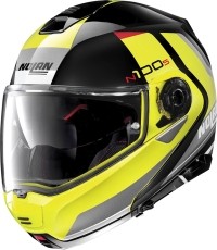 Kask motocyklowy Nolan N100-5 Hilltop N-Com P/J - Glossy Black