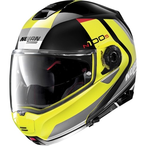 Kask motocyklowy Nolan N100-5 Hilltop N-Com P/J - Glossy Black
