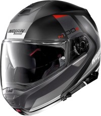 Kask motocyklowy Nolan N100-5 Hilltop N-Com P/J - Flat Black