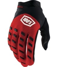 Rękawice motocrossowe 100% Airmatic czerwone/czarne - Red/black
