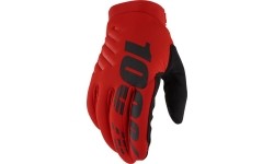 Męskie rękawiczki kolarskie/motocrossowe 100% Brisker Red