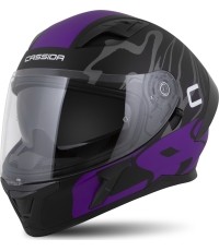 Kask motocyklowy Cassida Orbit Multivers Matte Black/Purple/Gray/White