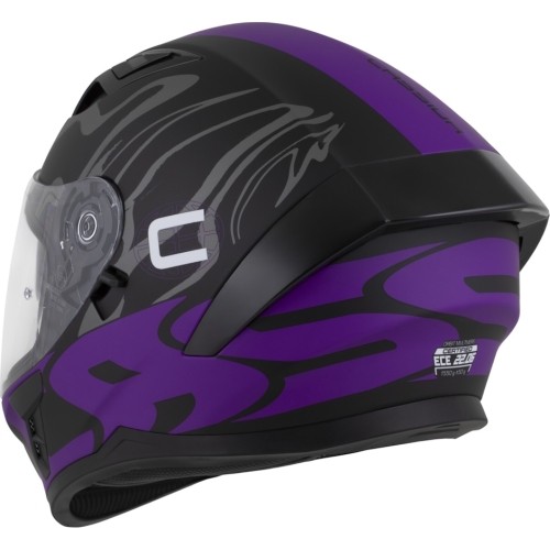 Kask motocyklowy Cassida Orbit Multivers Matte Black/Purple/Gray/White