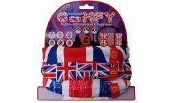 Uniwersalna bandamka Komin Getr na szyję i twarz Oxford Comfy 3-szt. - Double Stripe