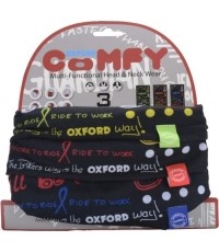 Uniwersalny wielofunkcyjny komin Oxford Comfy, 3 szt. - Grafitti Multi