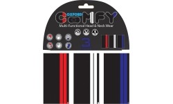 Uniwersalna bandamka Komin Getr na szyję i twarz Oxford Comfy 3-szt. - Grafitti Multi