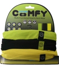 Uniwersalna bandamka Komin Getr na szyję i twarz Oxford Comfy 3-szt. - Unicolour