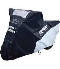 Pokrowiec na motocykl Oxford Rainex M czarno-srebrny