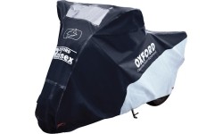 Pokrowiec motocyklowy Oxford Rainex M czarny/srebrny