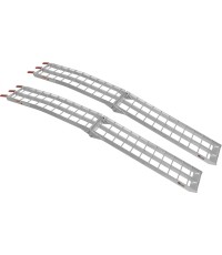 Wide Folding Aluminum Motorcycle Loading Ramp Q-TECH 1 Pair