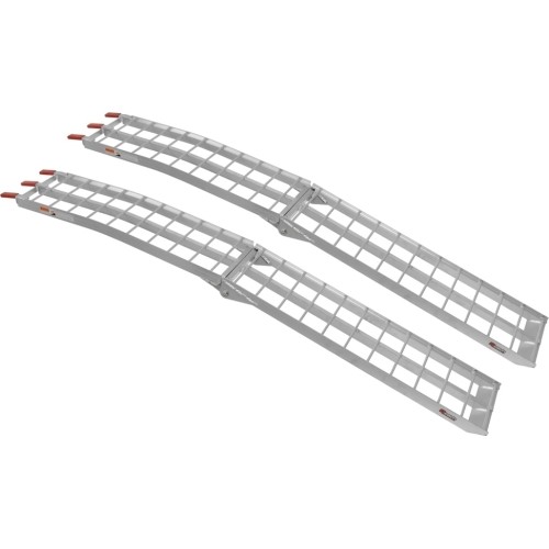 Wide Folding Aluminum Motorcycle Loading Ramp Q-TECH 1 Pair
