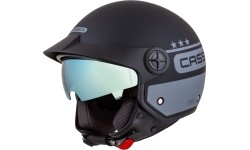 Motorcycle Helmet Cassida Handy Plus Chief Matte Gray/Black